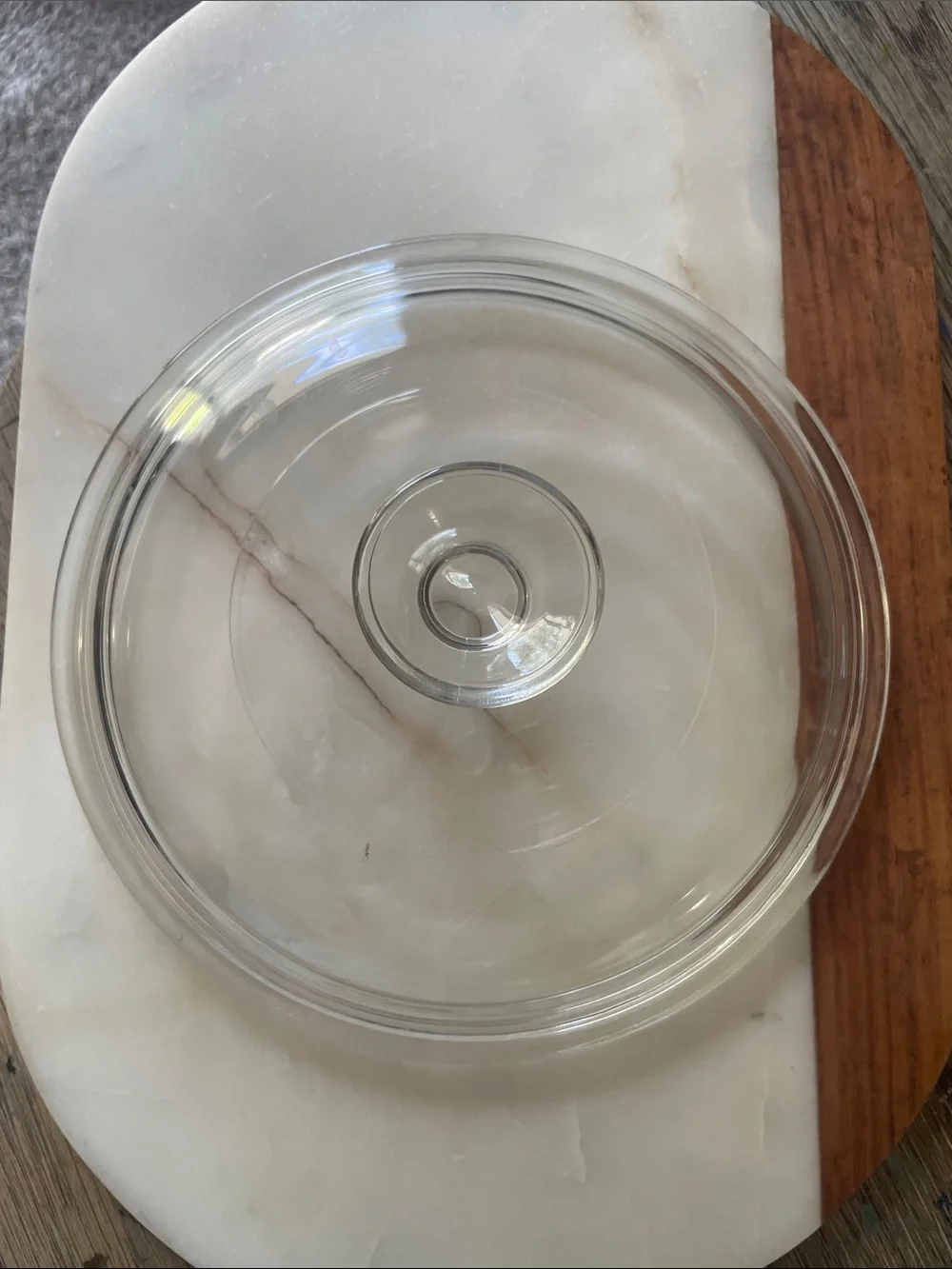 PYREX G5C Round Replacement Glass Lid G-5-C Clear & Ribbed